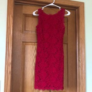 Beautiful red lace dress
